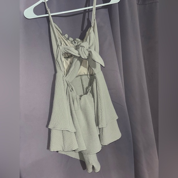 Windsor Sage Green Textured Dress - Picture 2 of 4